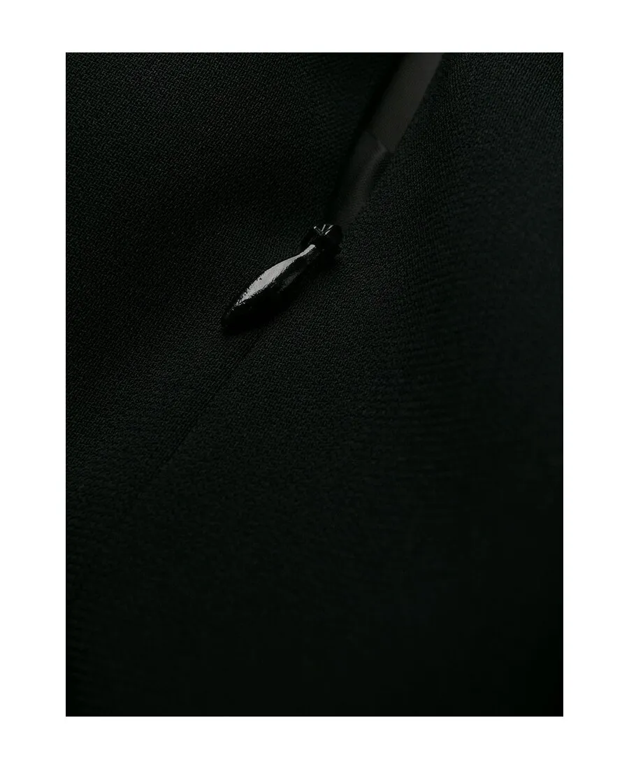 Logo Ribbon Medium-Length Dress