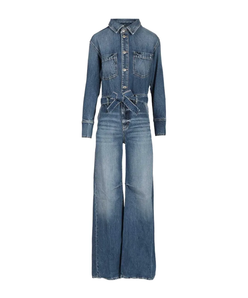 Indie Belted Wide-Leg Jumpsuit