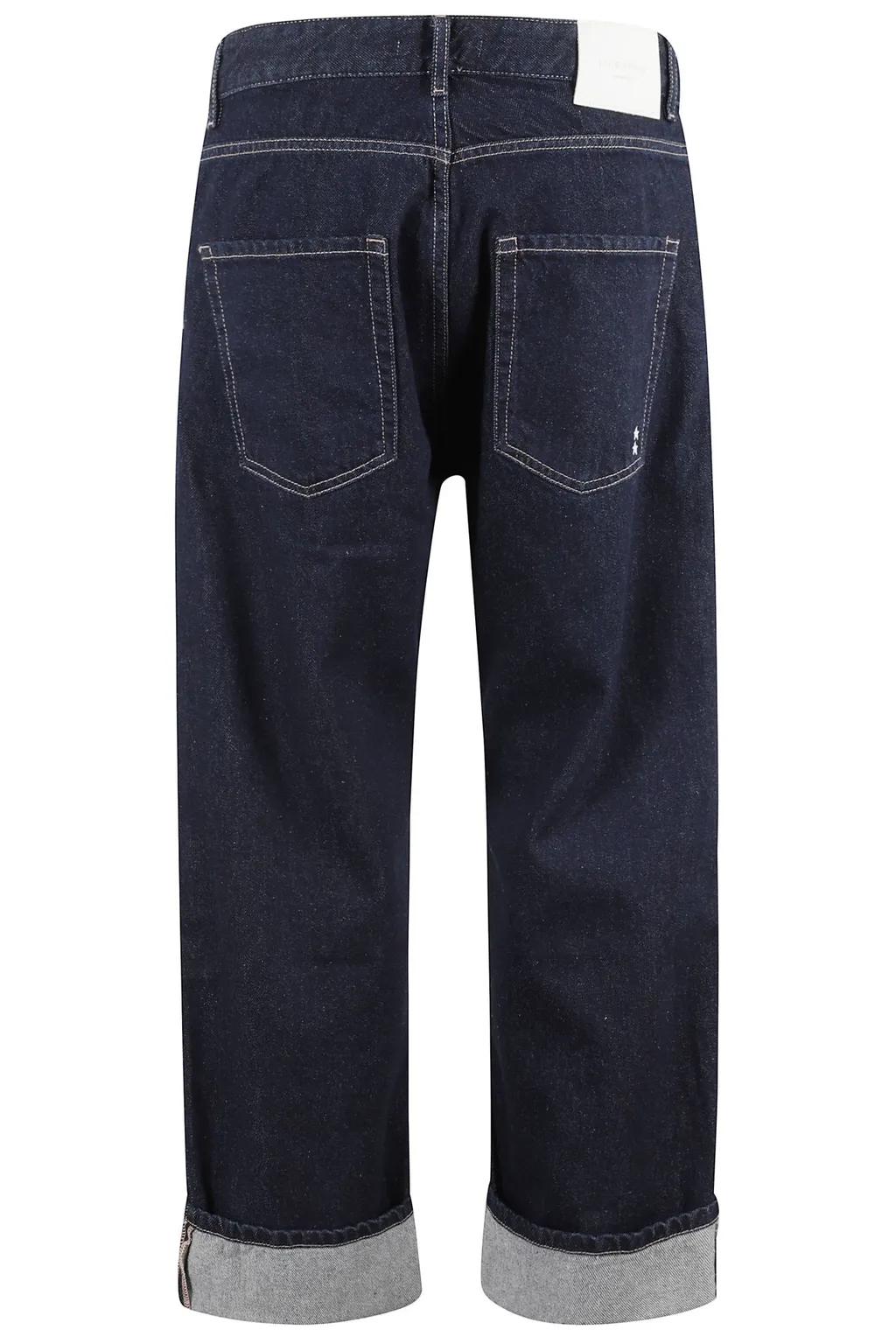 Denim Trousers With Belt Loops
