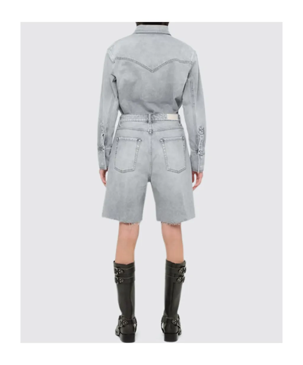 Lea Ripped Bermuda Shorts