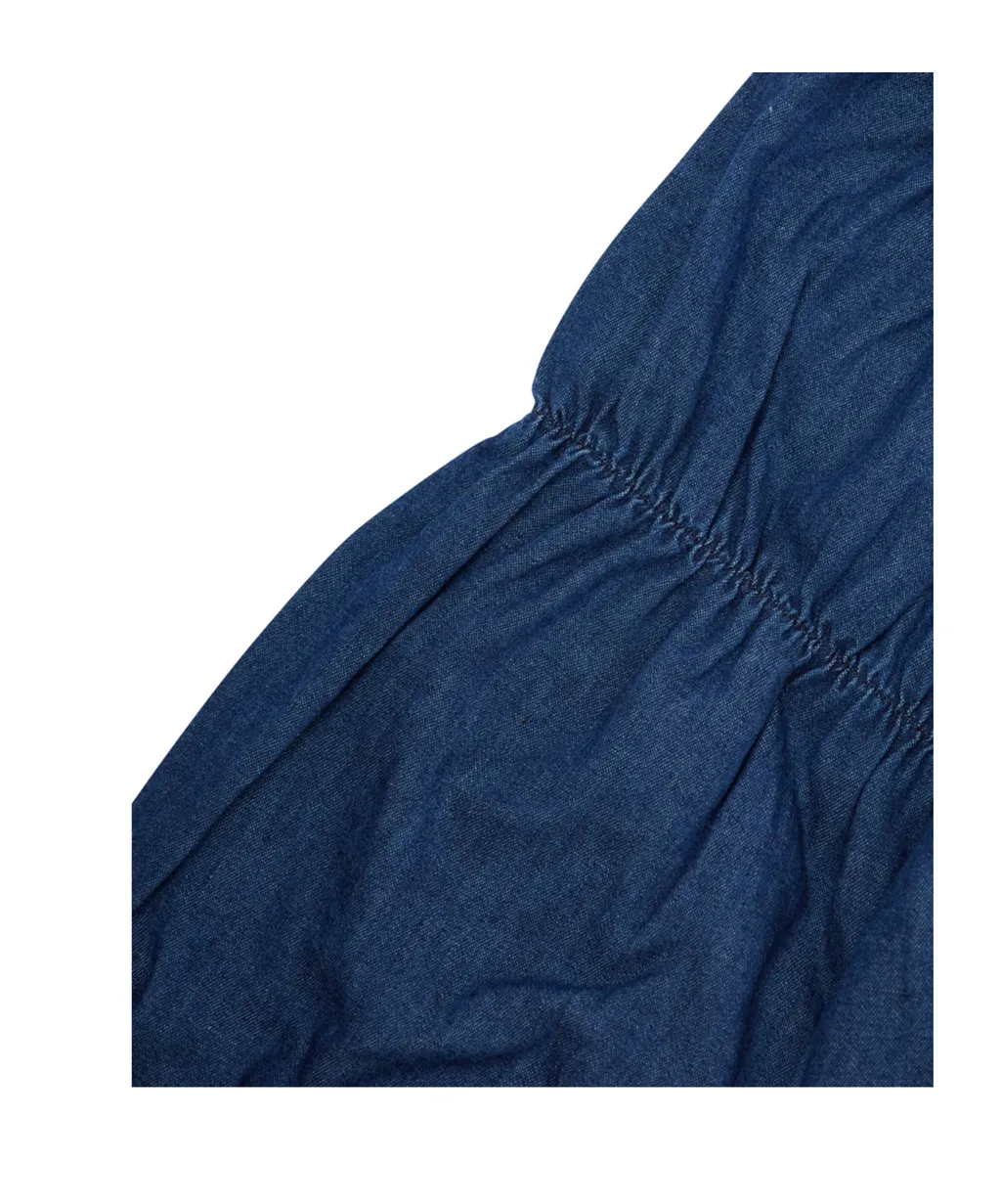 Ruched Bottoned Top