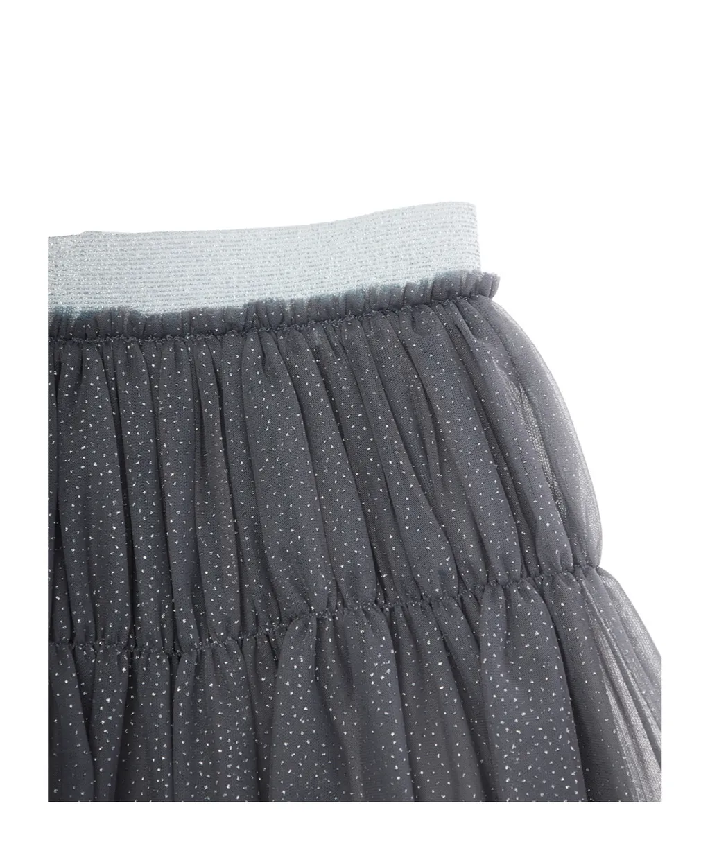 Elasticated-Waist Tulle Skirt