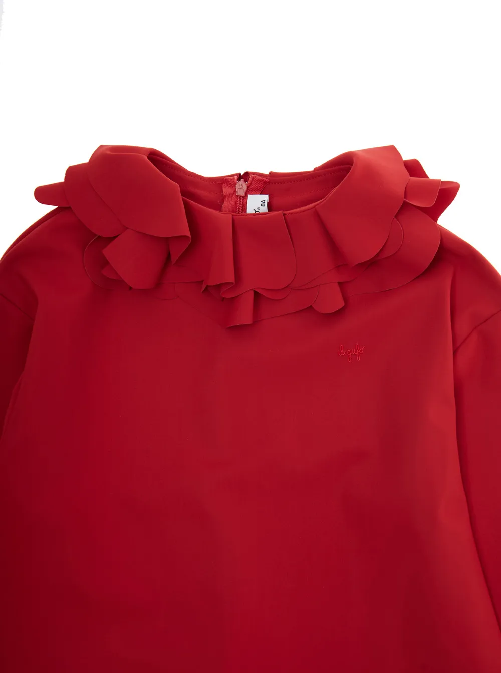 Layered Ruffled Straight Hem Dress