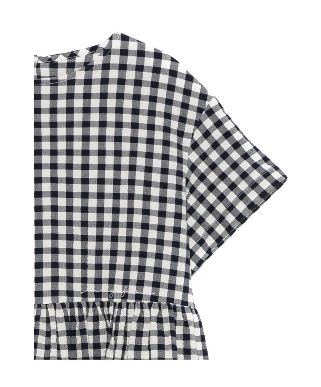 Gingham-Check Dress