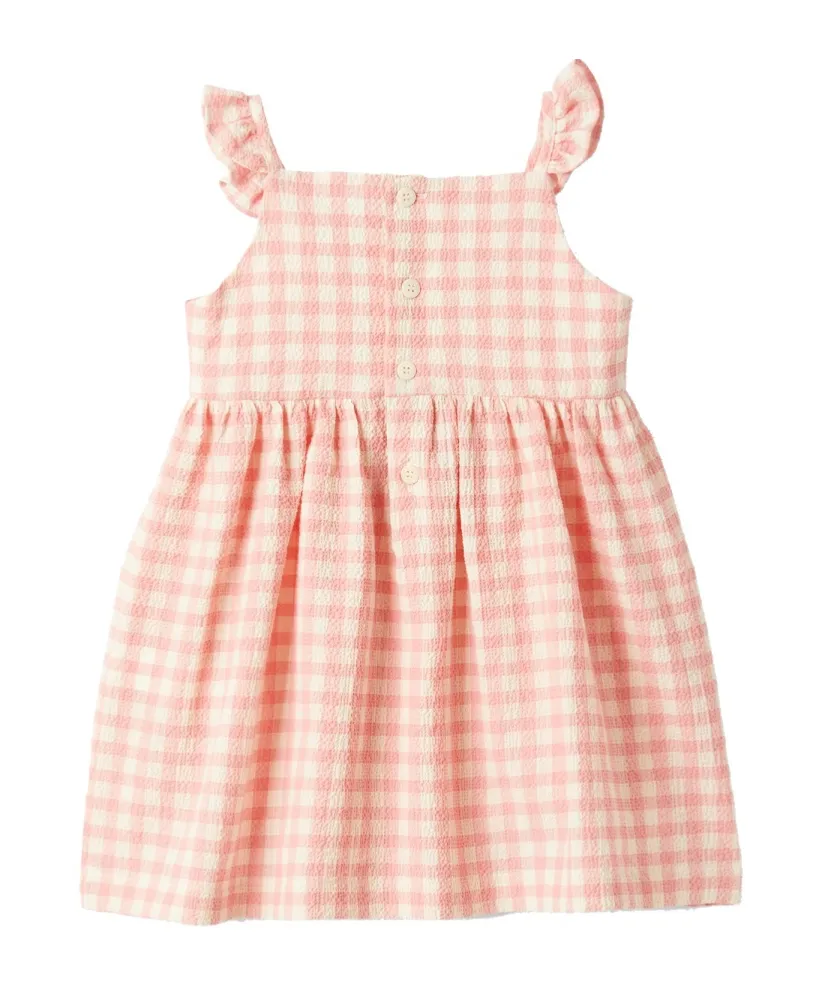 Gingham Ruffled Dress
