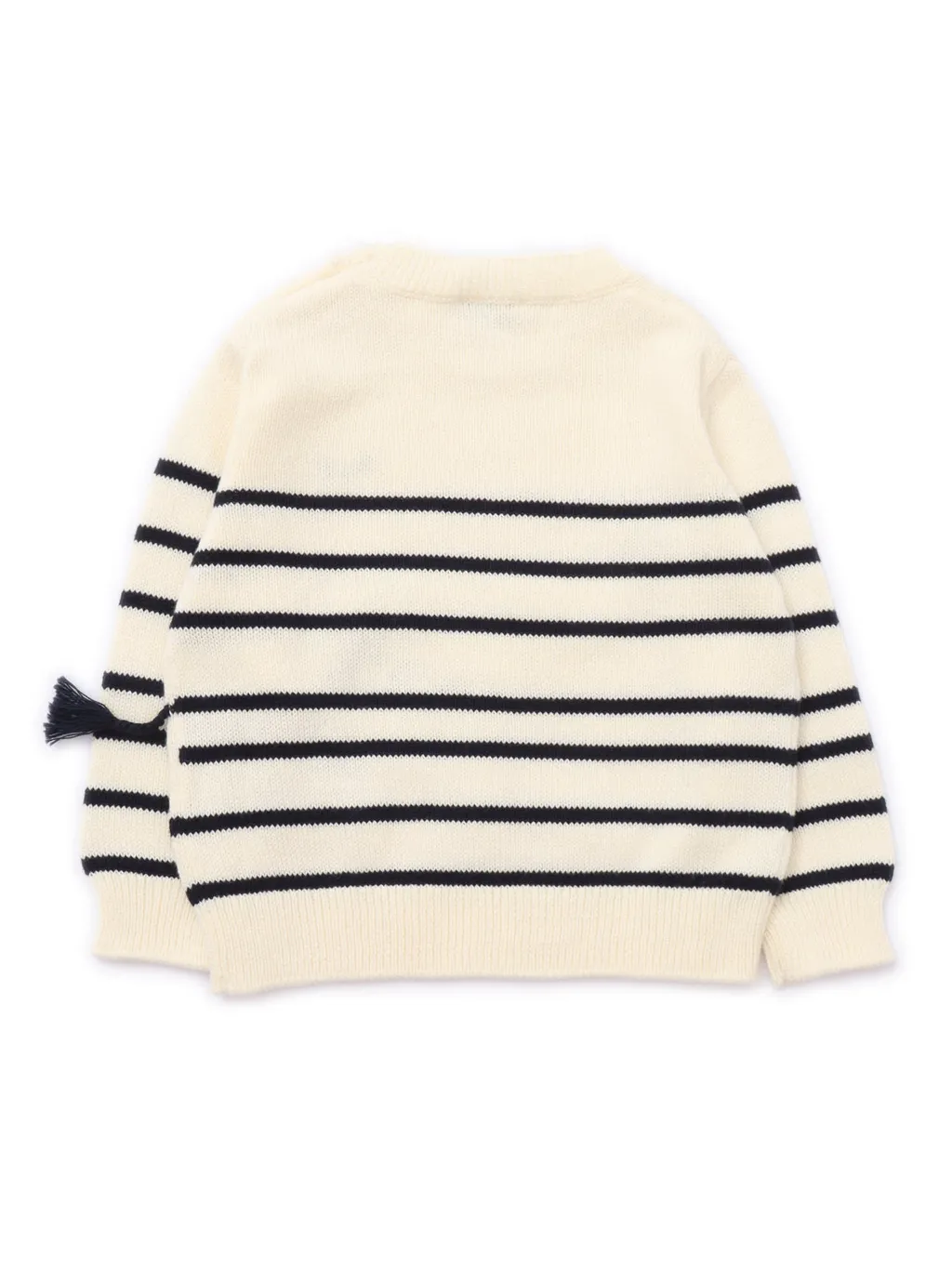 Zebra Motif Crewneck Jumper