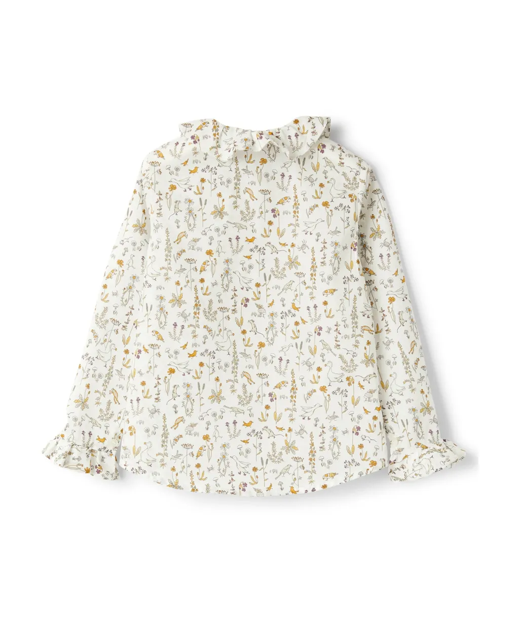 Floral-Print Shirt