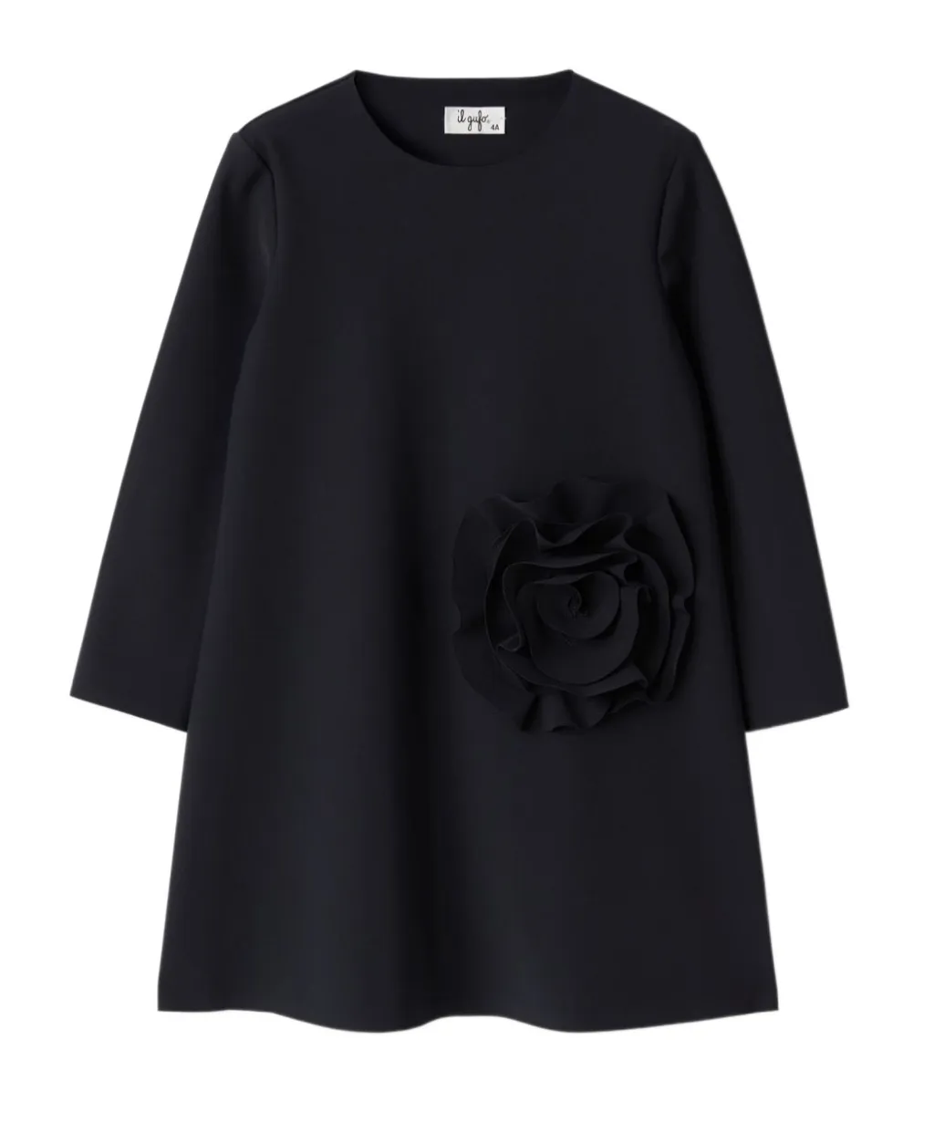 Floral-Detail Dress