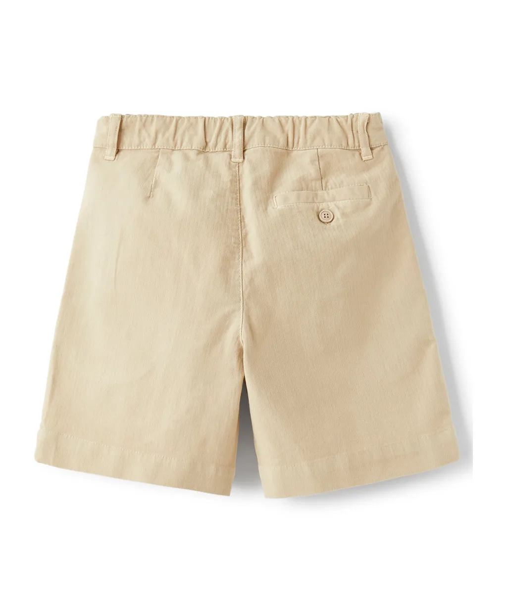 Pleat-Detail Shorts