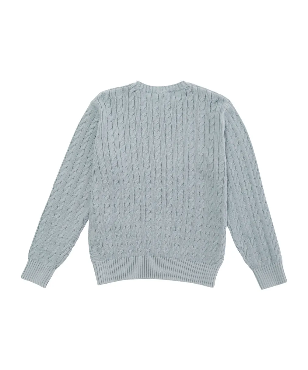 Cable-Knit Organic Cotton Jumper