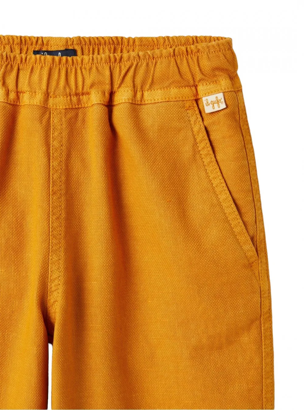 Drawstring-Waist Tapered Trousers