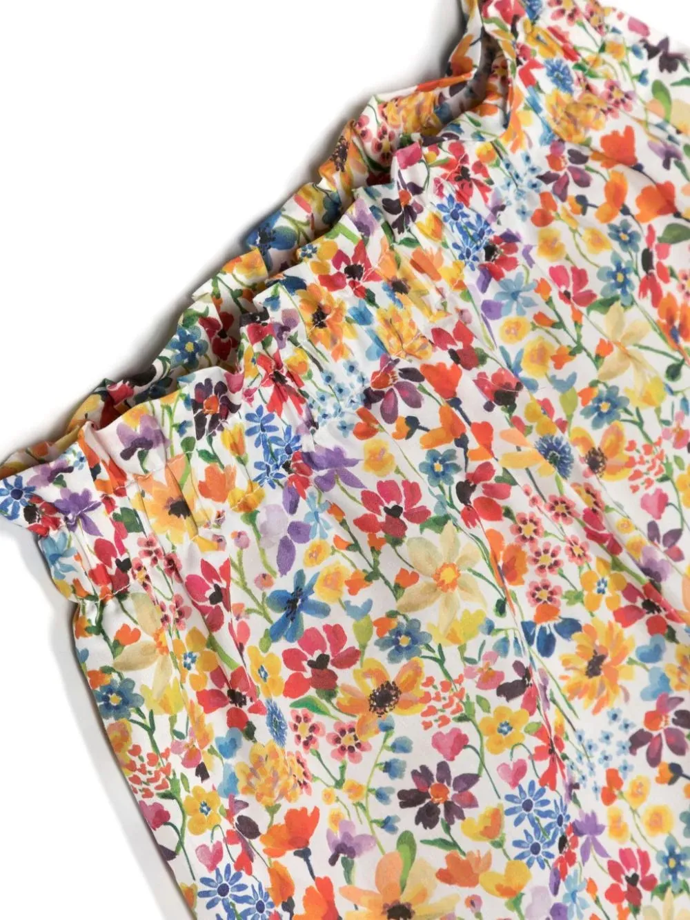 Floral-Print Cotton Shorts Set