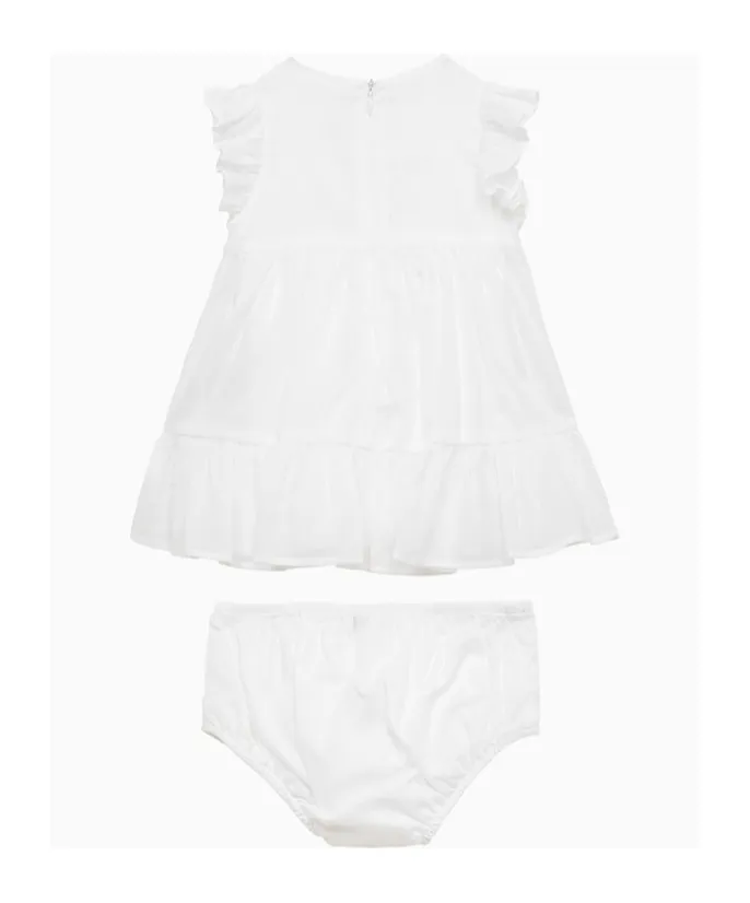 Voile Ruffle Detailed Dress Set