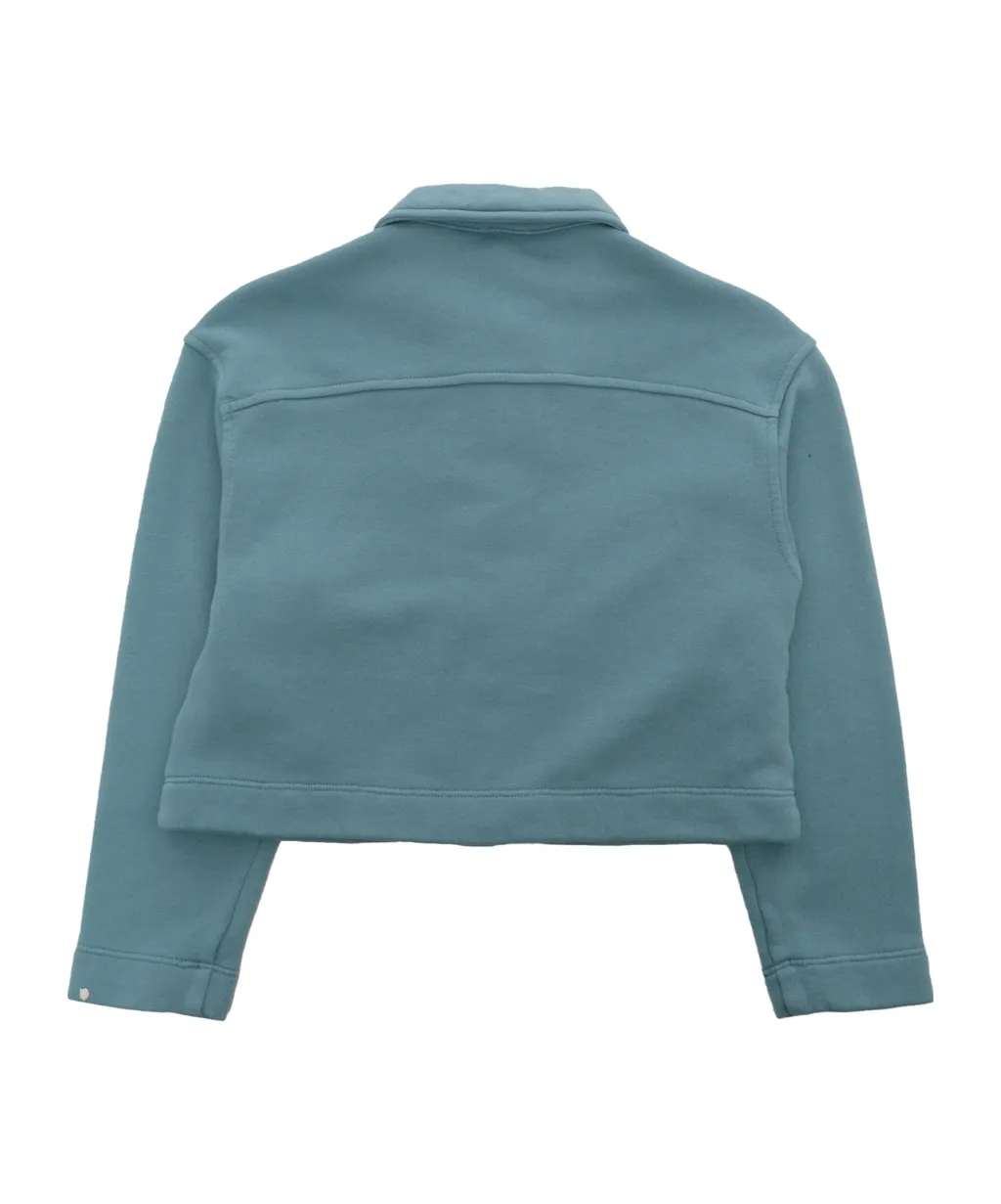 Garment-Dyed Fleece Jacket