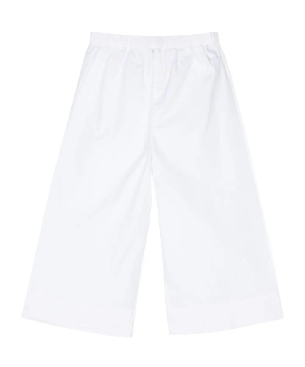 Stretch Poplin Capri Pants