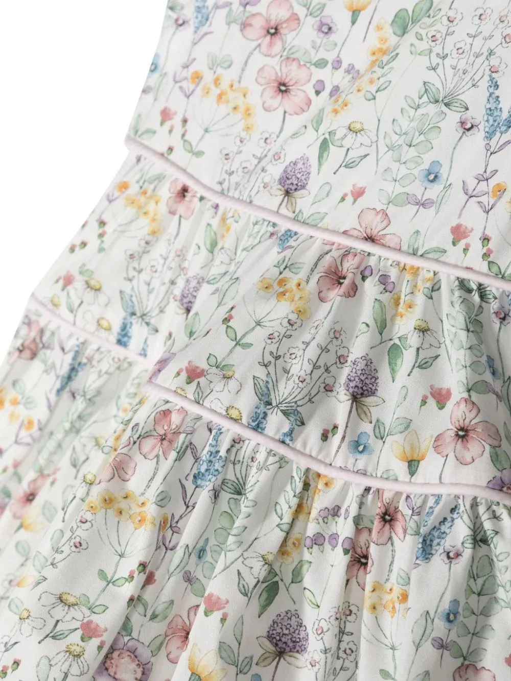 Floral-Pattern Sleeveless Dress