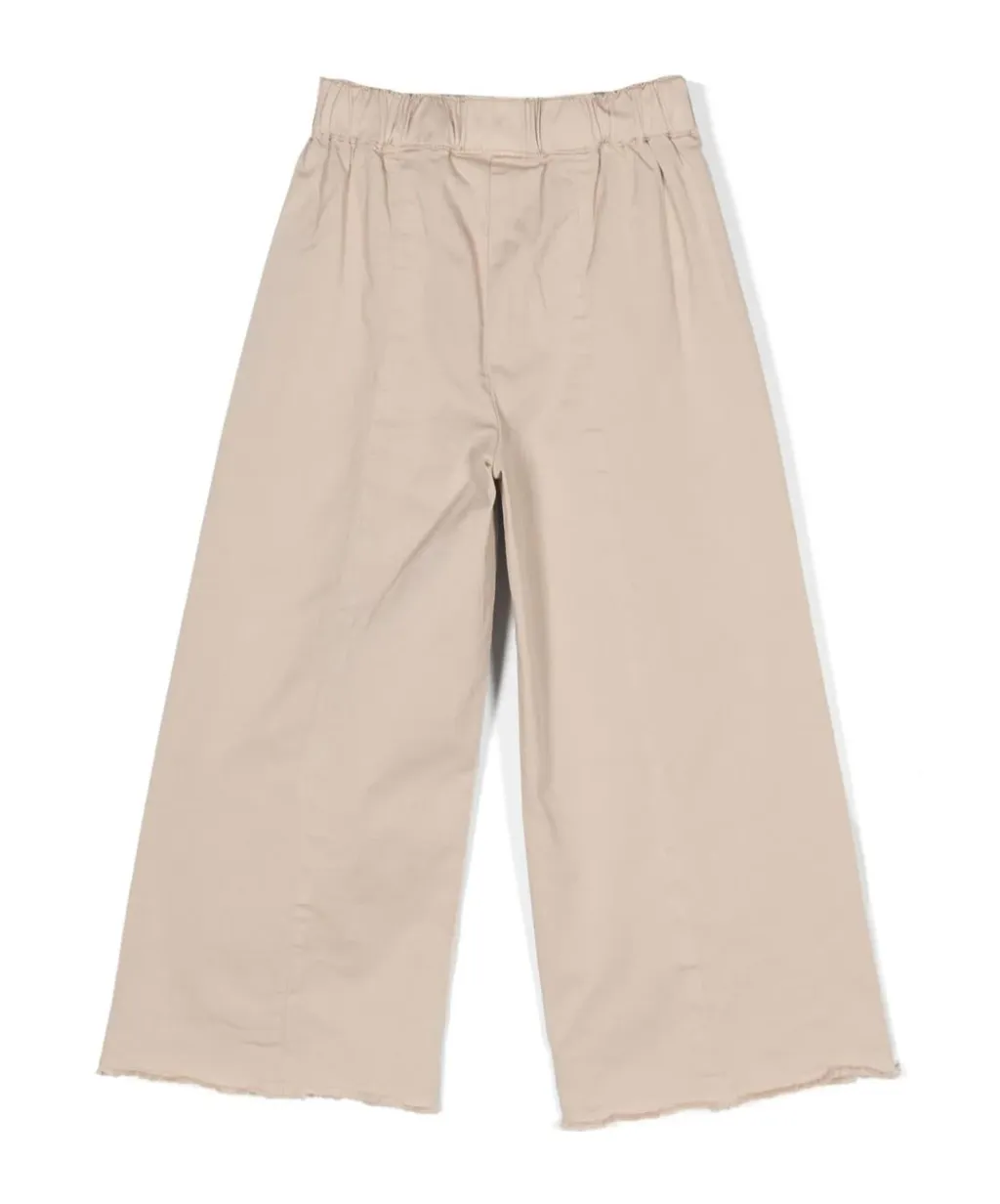 Frayed Edge Straight-Leg Trousers