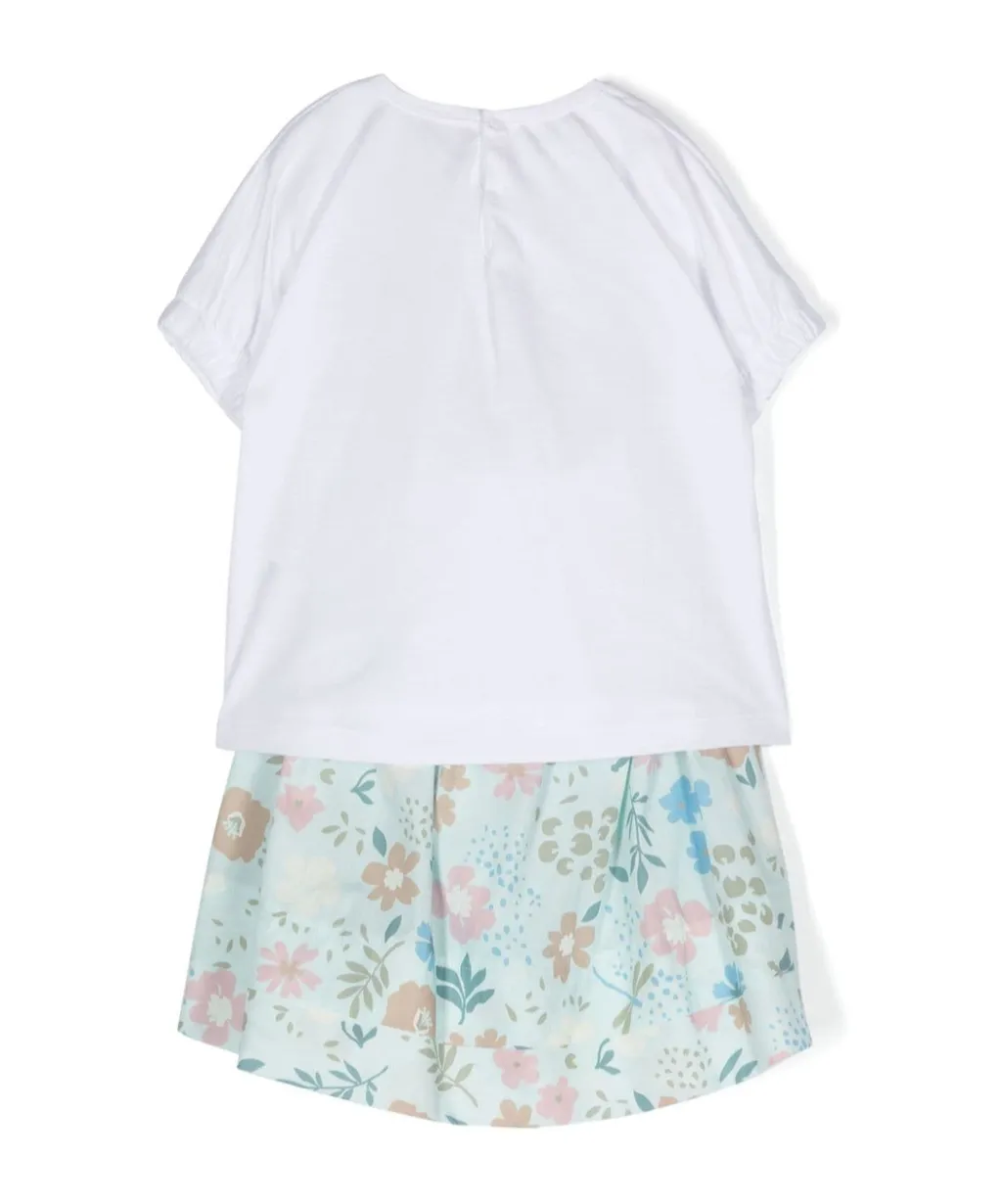 Floral Skirt Set