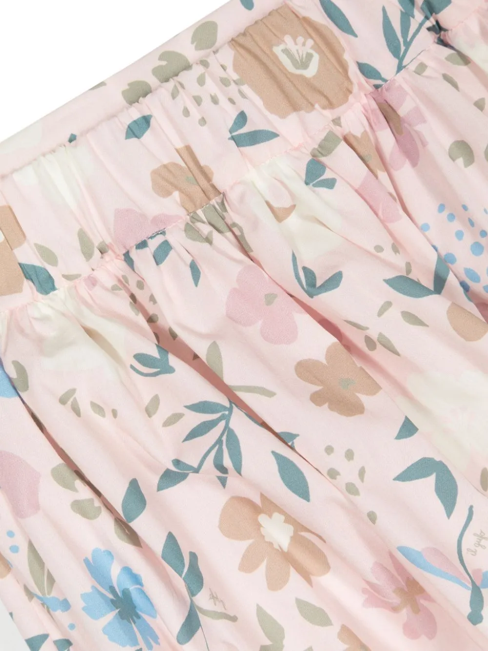 Floral Printed Blouse And Skirt Suit