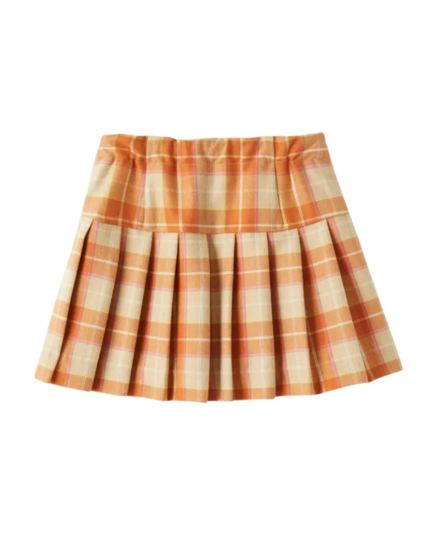 Pleated Miniskirt