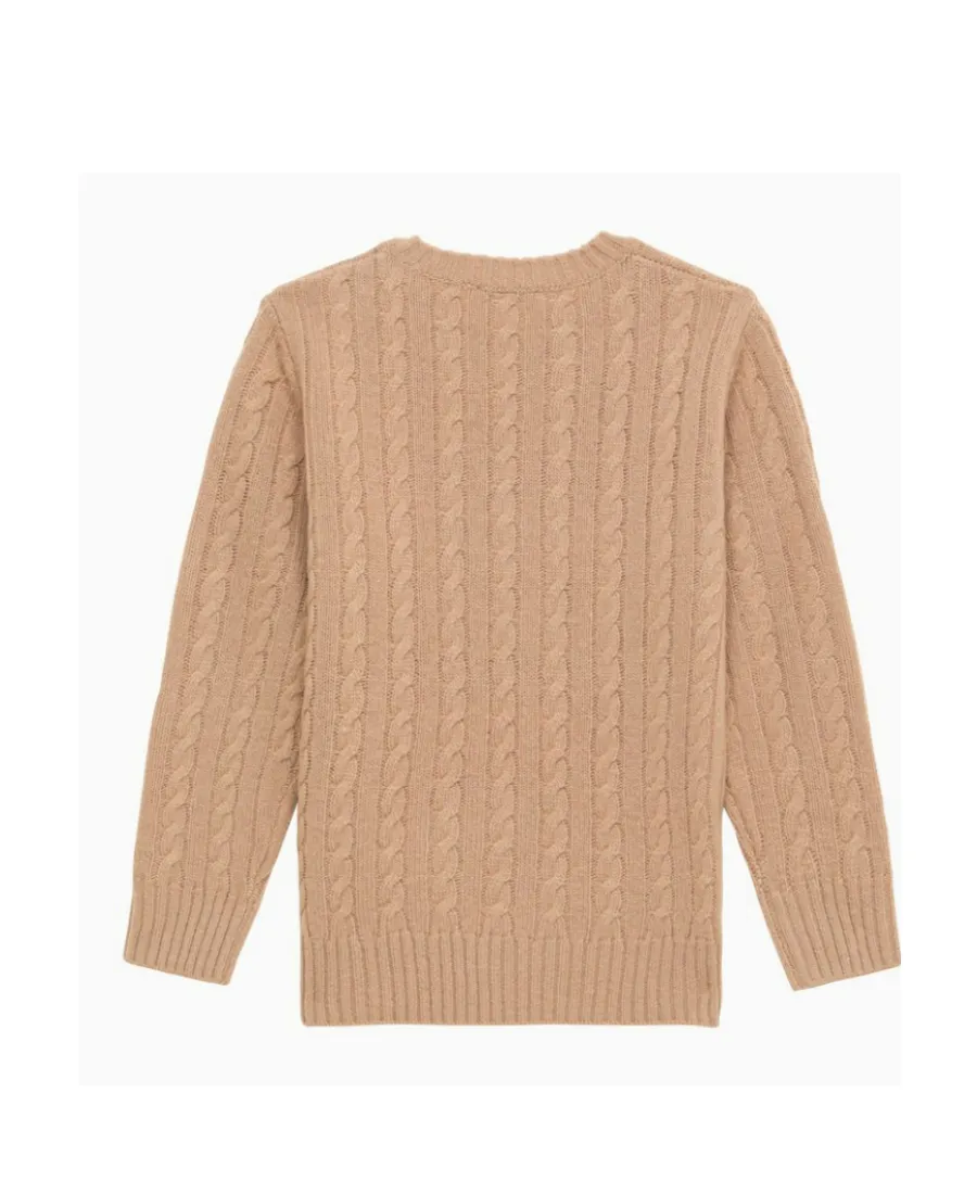 Cable-Knit Wool Jumper