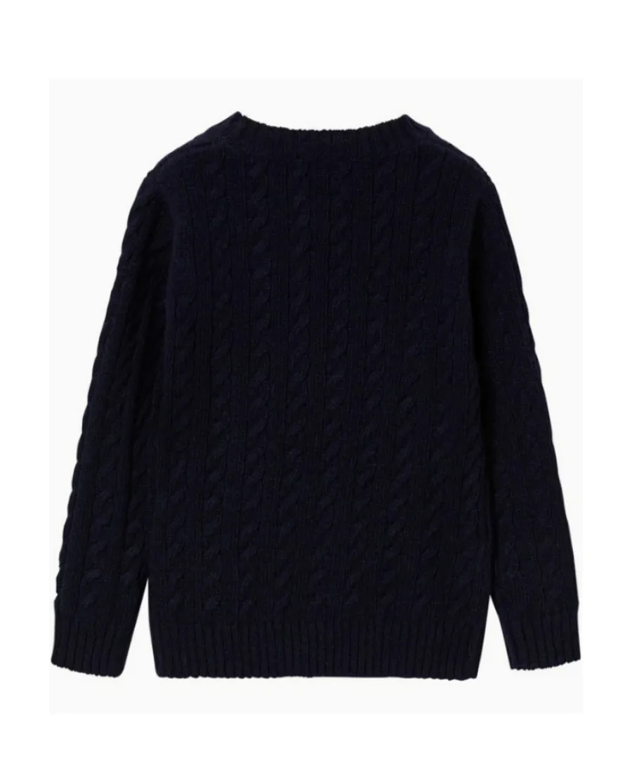 Cable-Knit Wool Jumper
