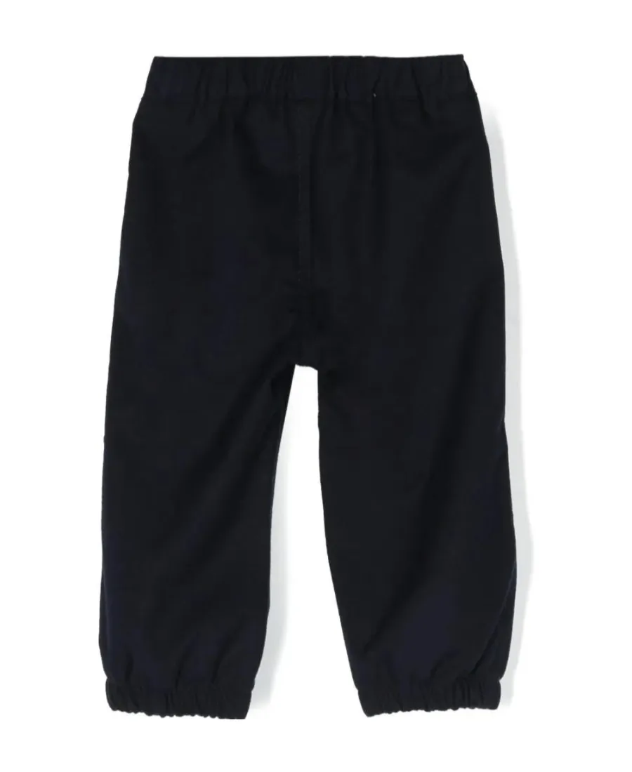 Logo-Patch Elasticated-Waist Trousers