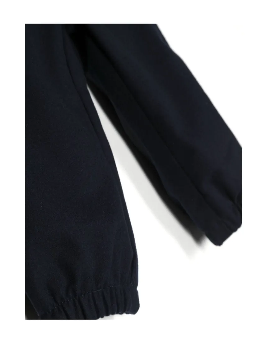 Logo-Patch Elasticated-Waist Trousers