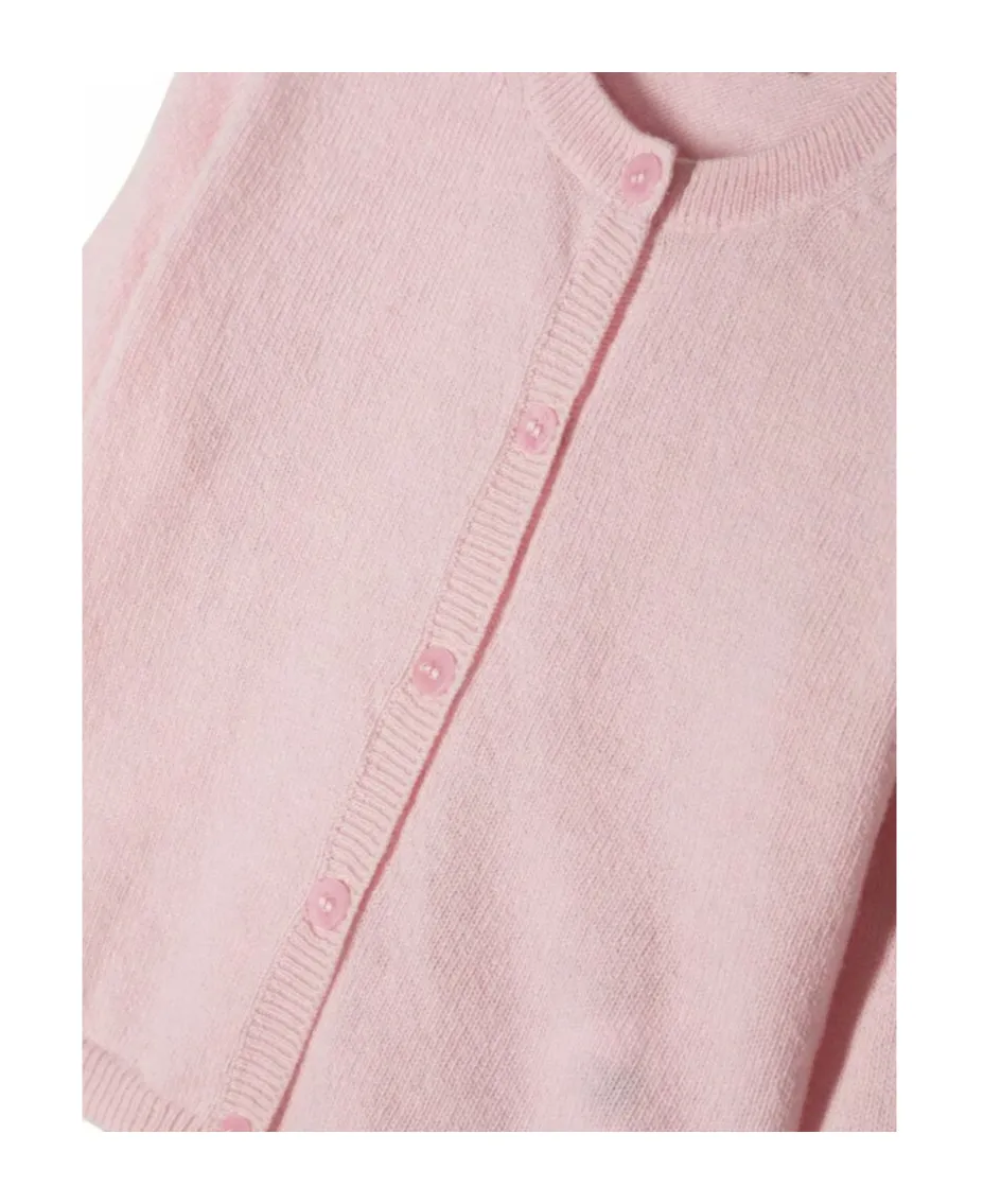 Round Neck Wool Cardigan