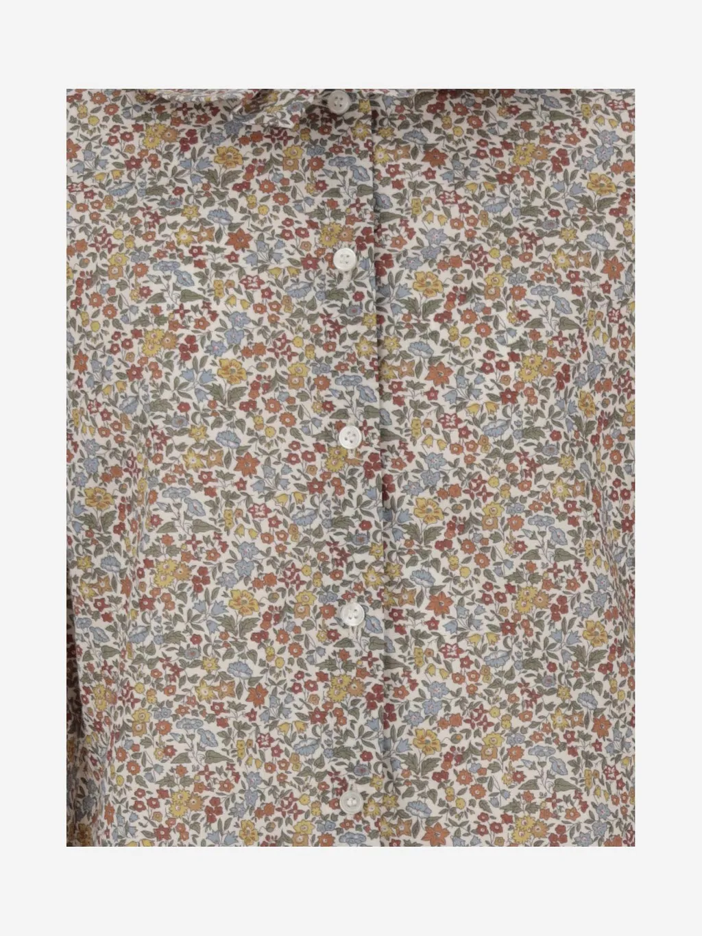Ruffled Trim Star Printed Shirt