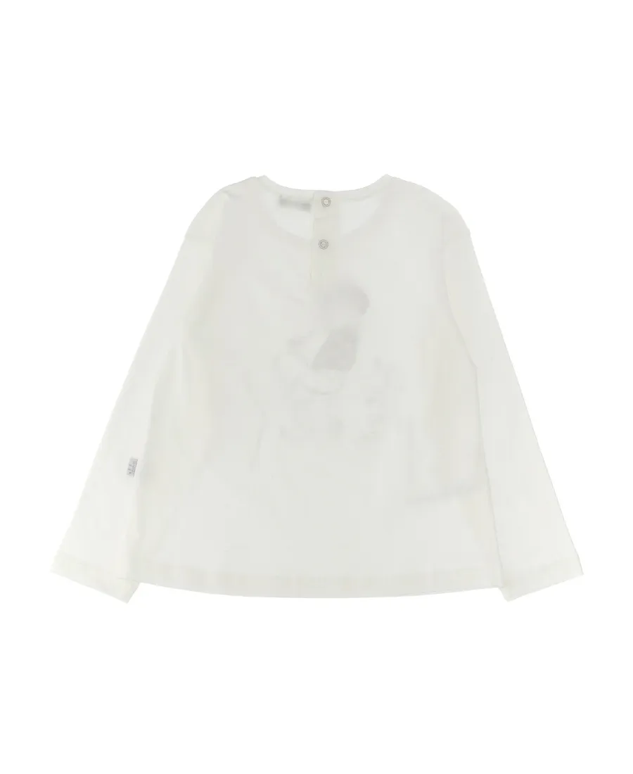 Graphic-Print Long-Sleeve Top