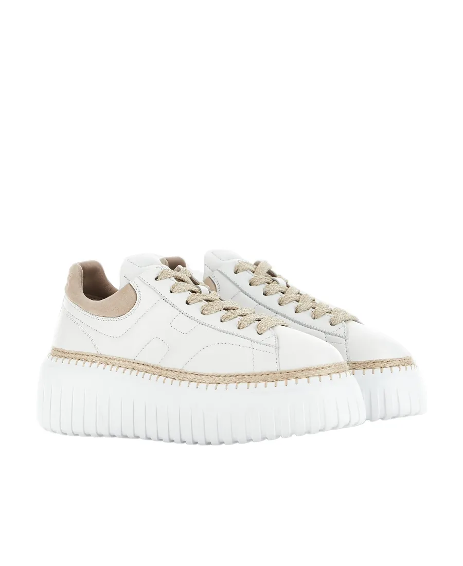 H-Stripes Platform Lace-Up Sneakers