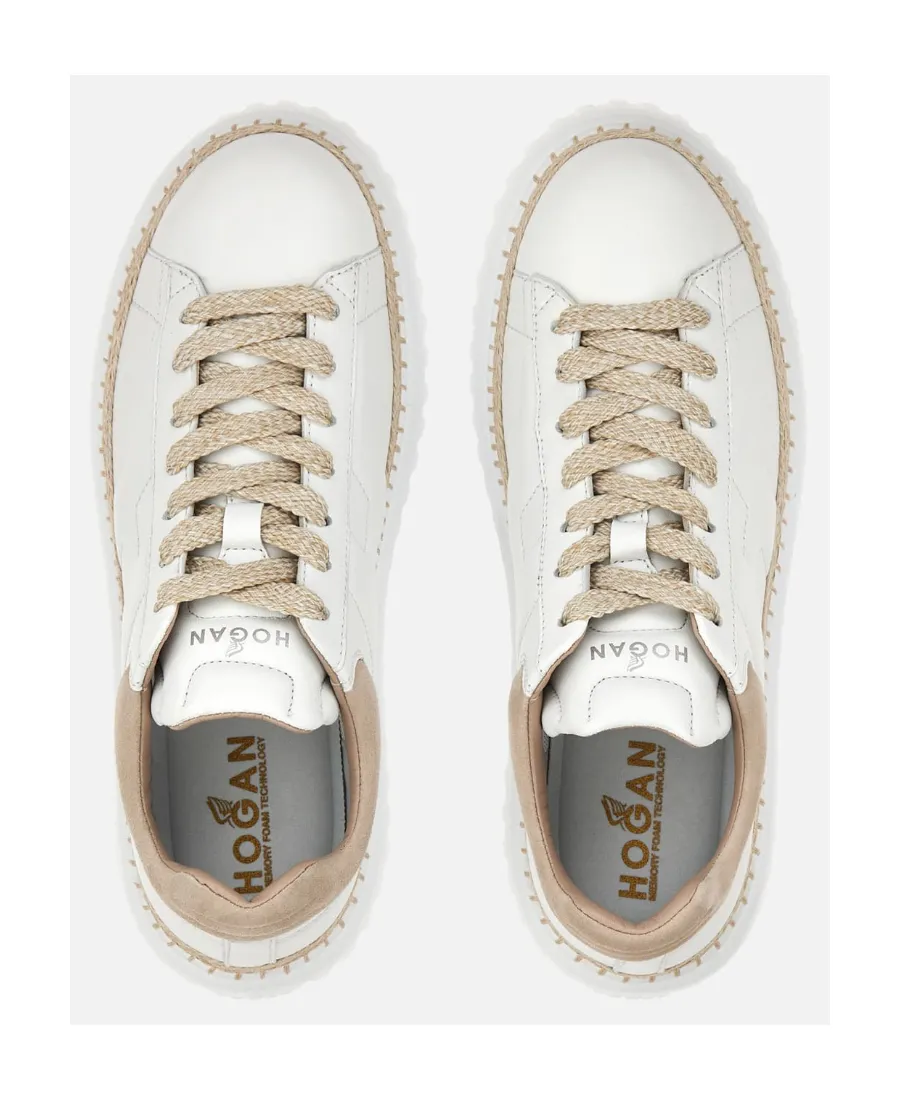 H-Stripes Platform Lace-Up Sneakers