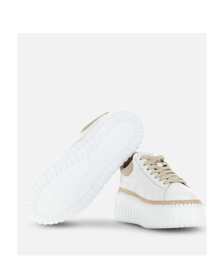 H-Stripes Platform Lace-Up Sneakers