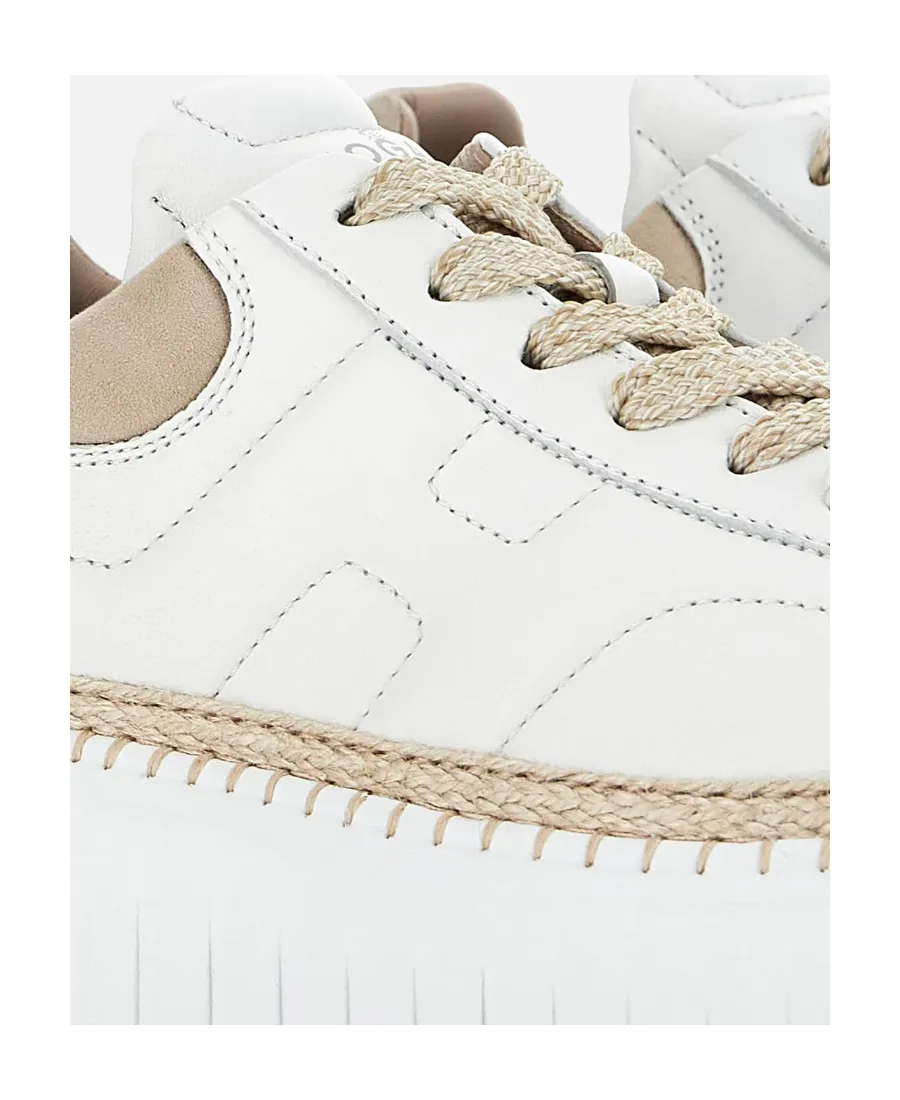 H-Stripes Platform Lace-Up Sneakers