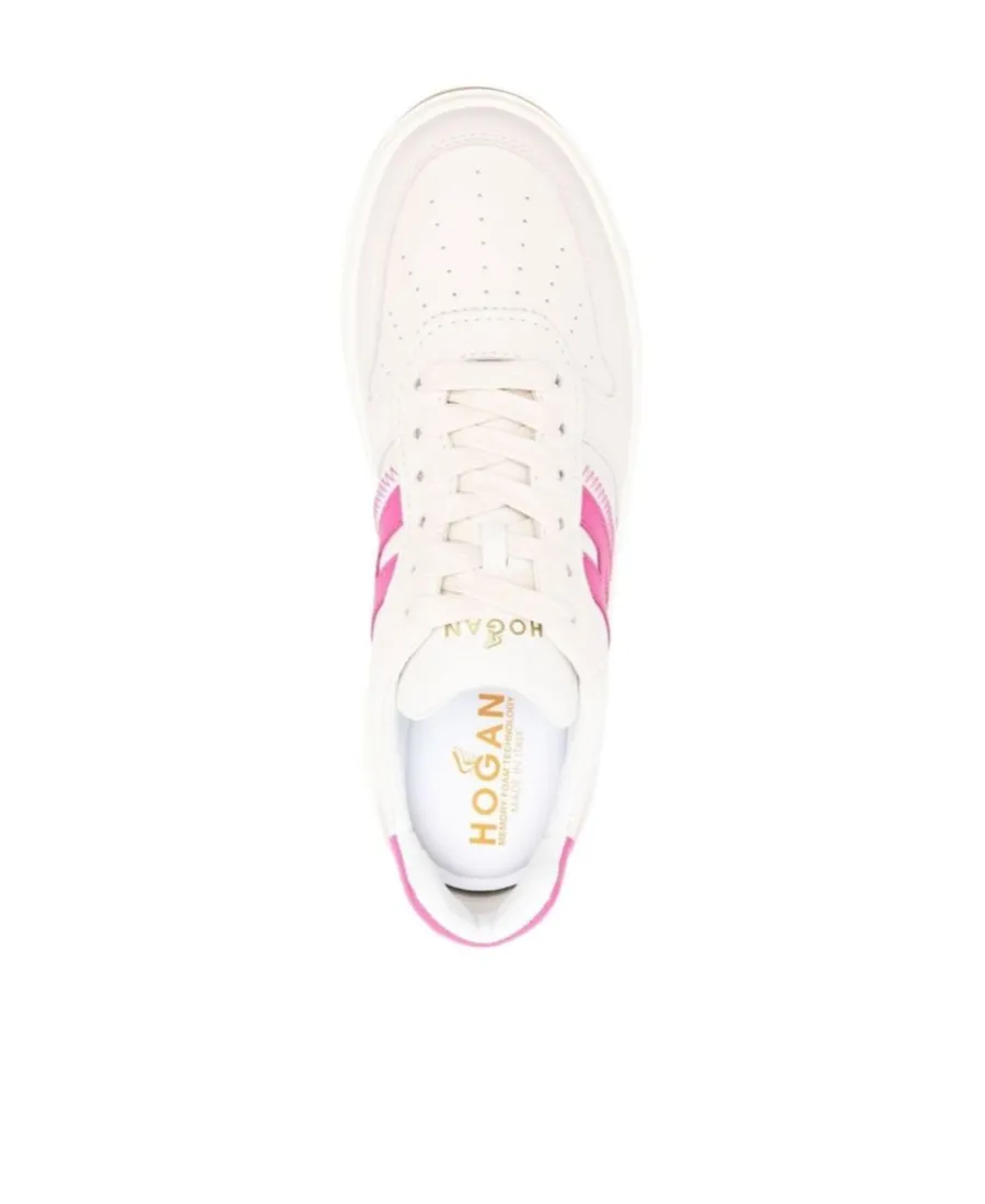 Round Toe Lace-Up Sneakers
