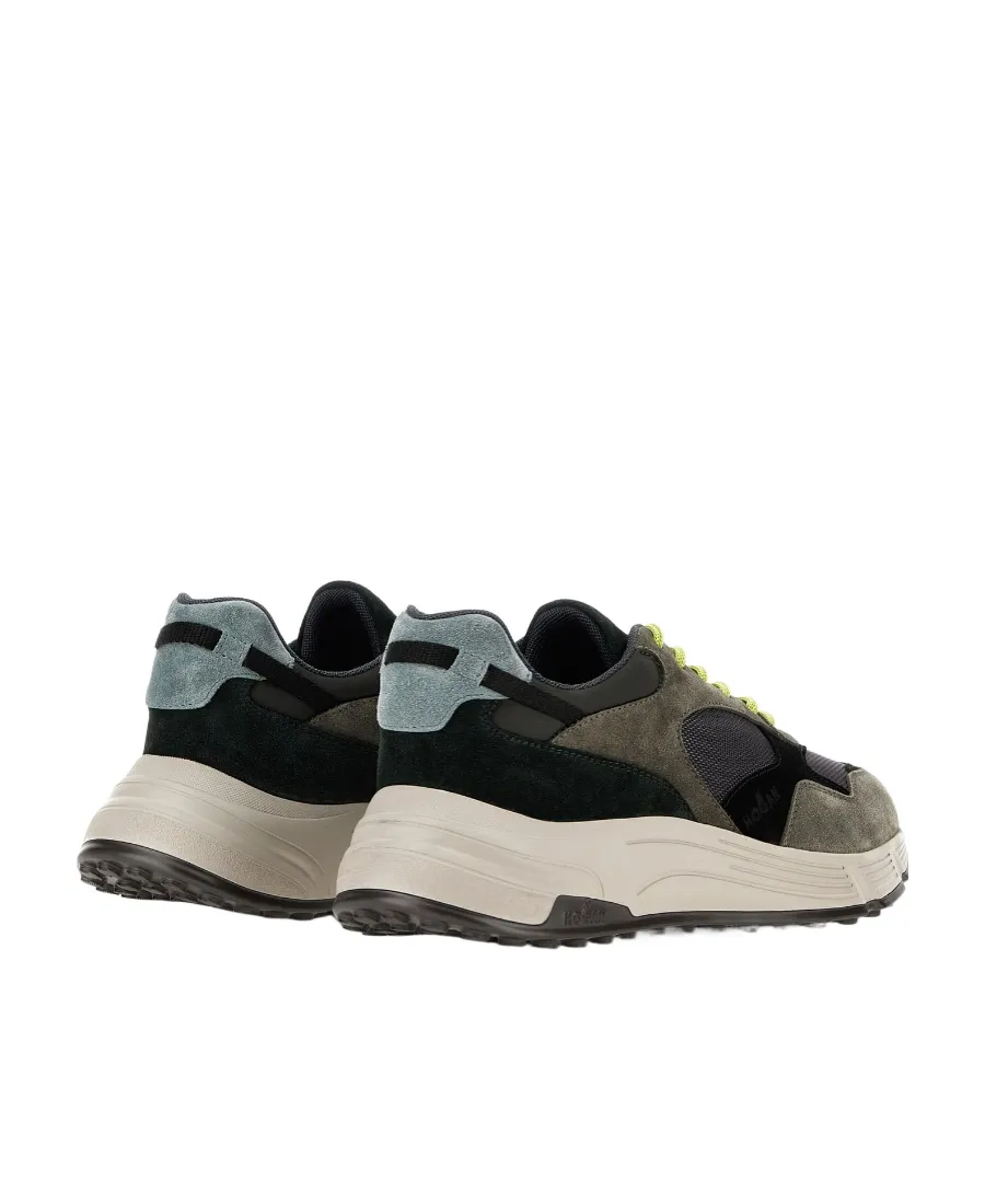 Hyperlight Panelled Lace-Up Sneakers