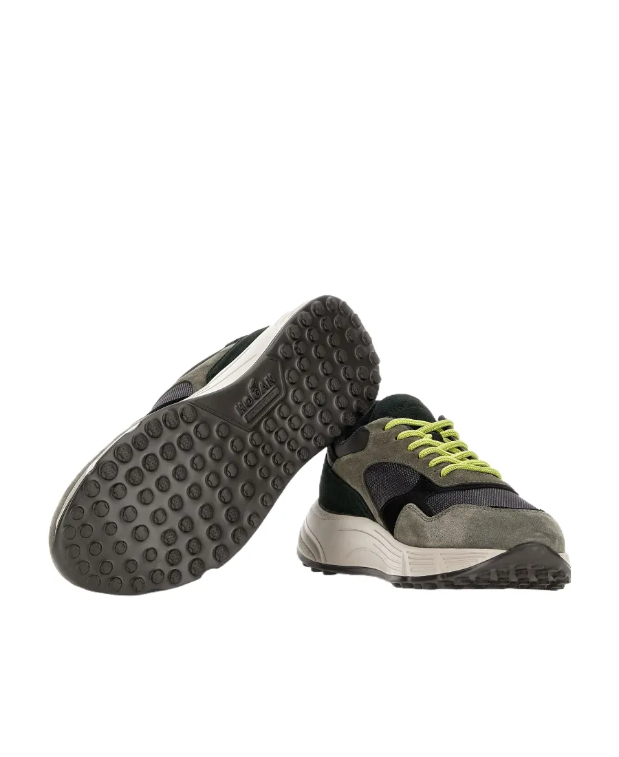 Hyperlight Panelled Lace-Up Sneakers