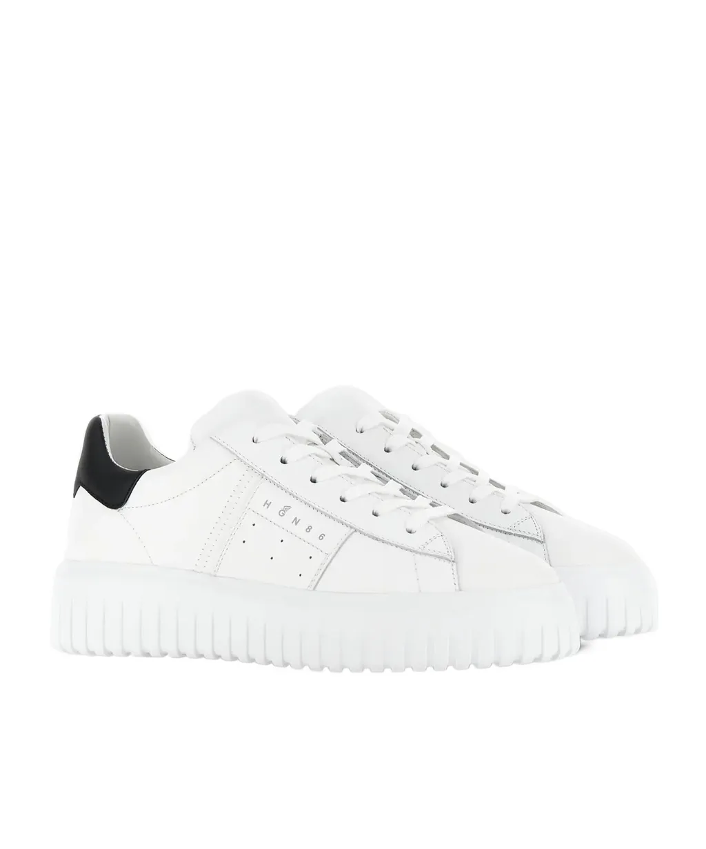 Round-Toe Lace-Up Sneakers