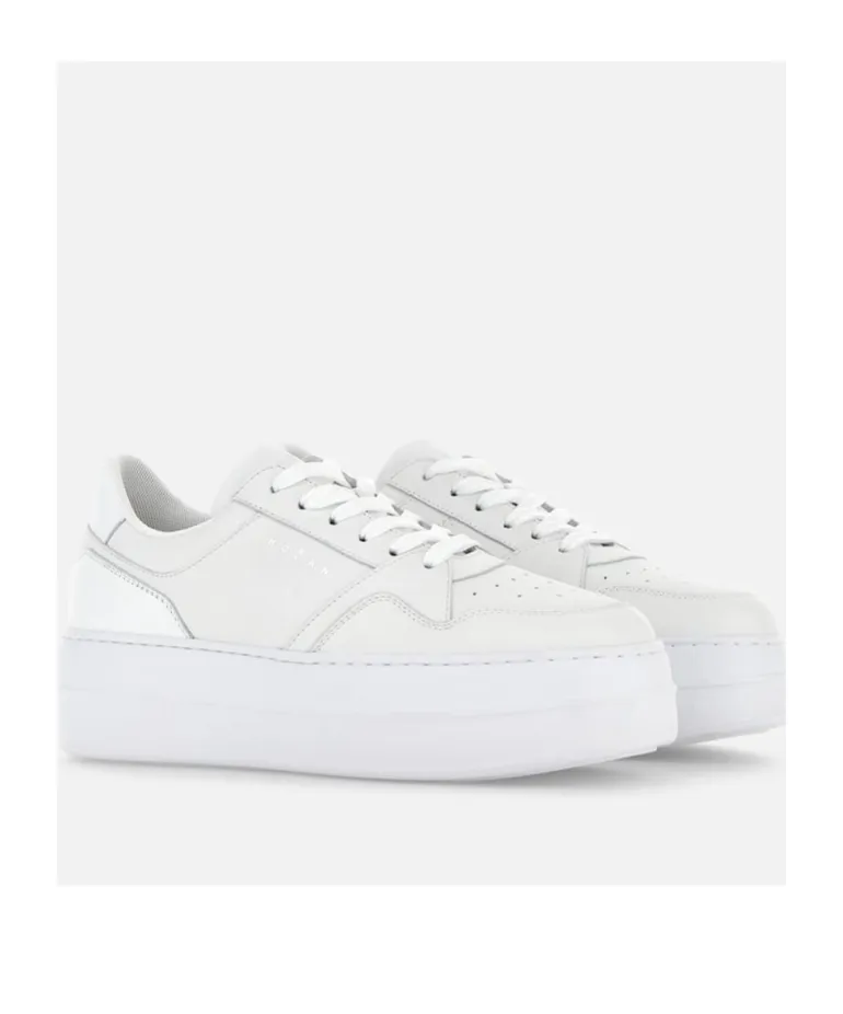 Hogan H670 Logo Printed Flatform Sneakers