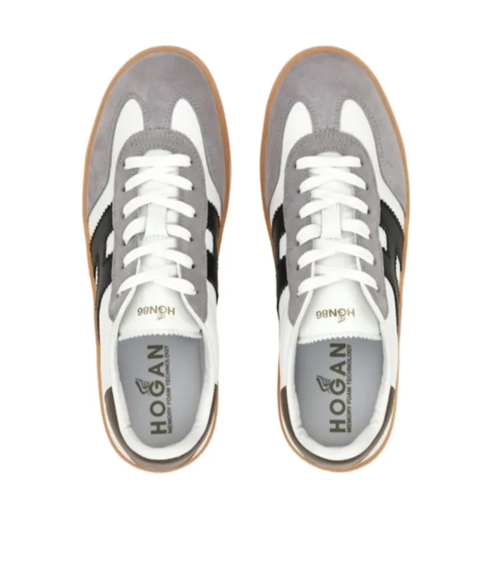 Low-Top Laced Sneakers