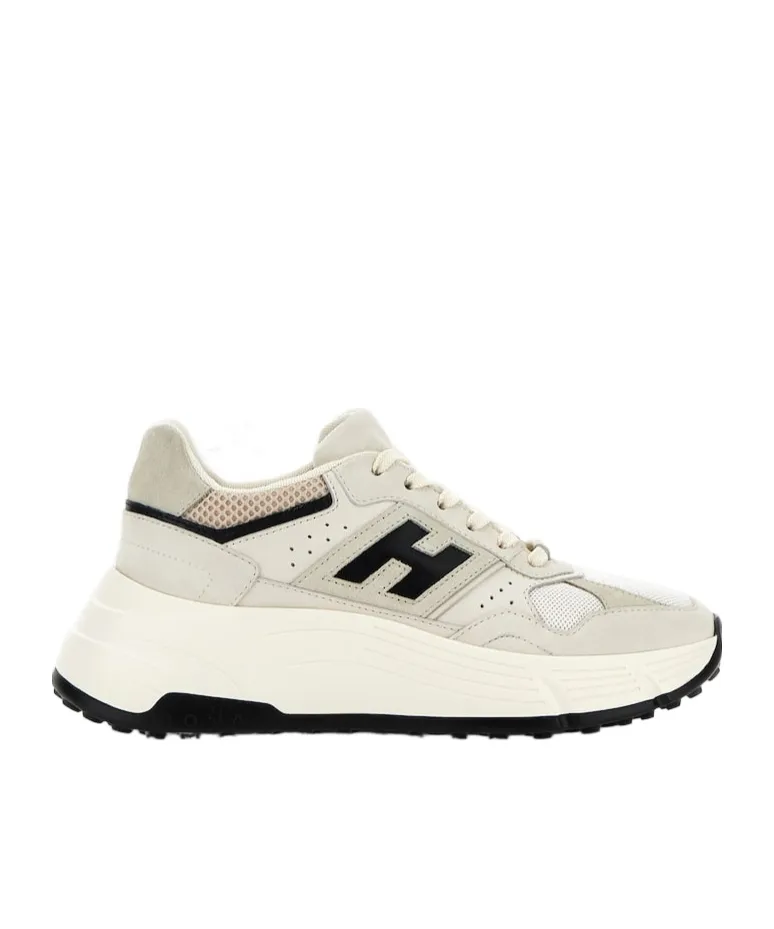 Round-Toe Lace-Up Sneakers