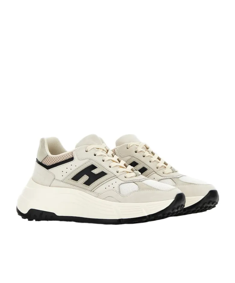 Round-Toe Lace-Up Sneakers