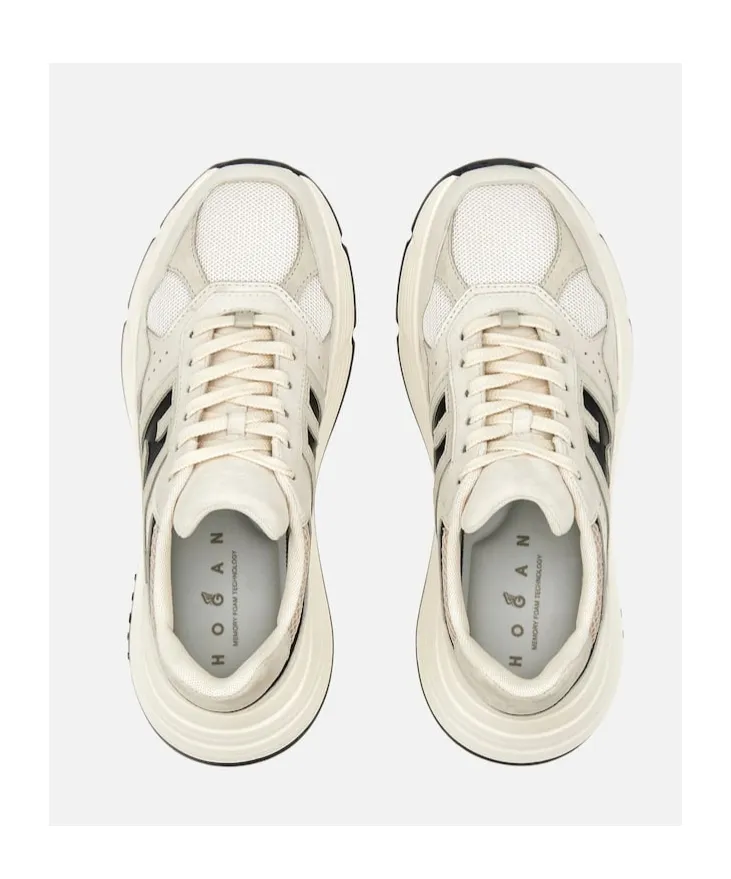 Round-Toe Lace-Up Sneakers