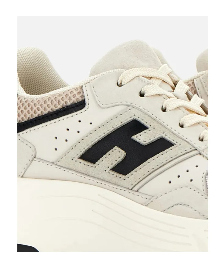 Round-Toe Lace-Up Sneakers