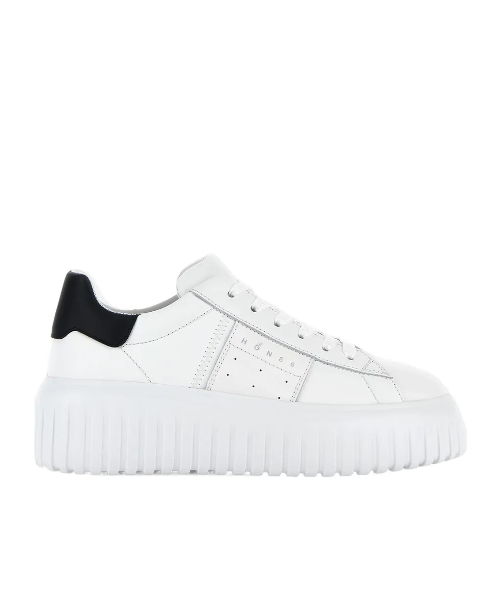 Round-Toe Lace-Up Sneakers