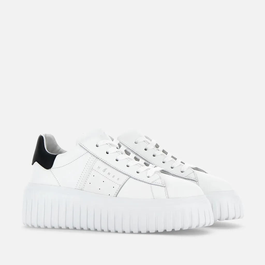 Round-Toe Lace-Up Sneakers