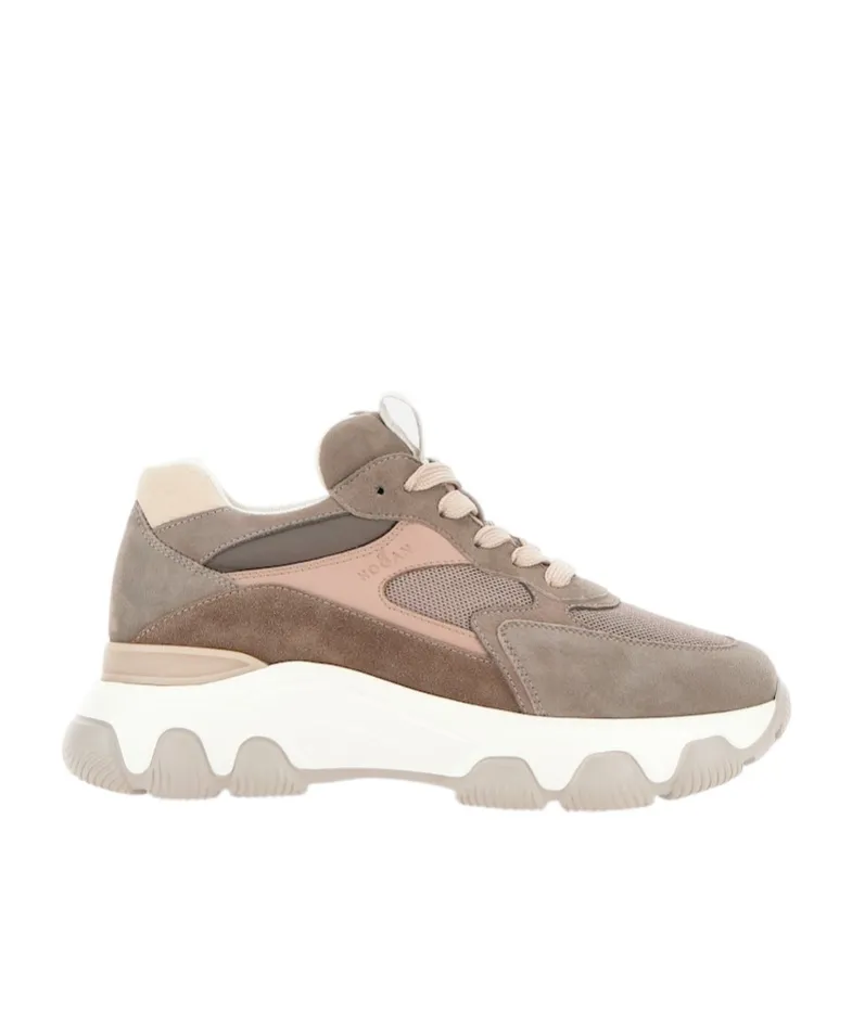 Hyperactive Panelled Lace-Up Sneakers