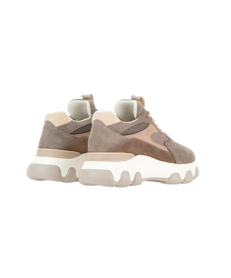 Hyperactive Panelled Lace-Up Sneakers