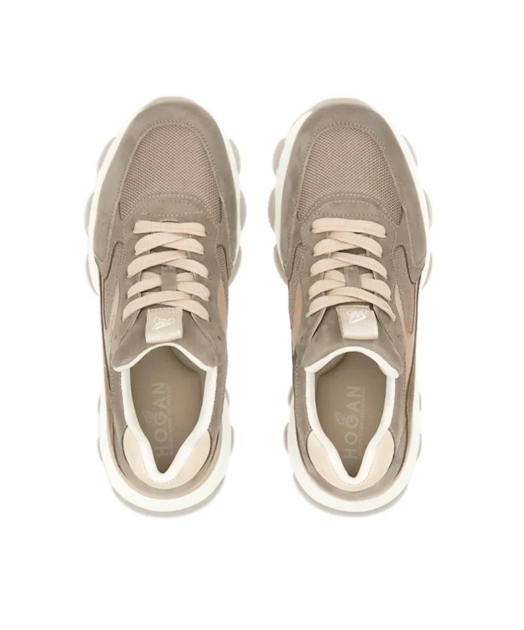 Hyperactive Panelled Lace-Up Sneakers